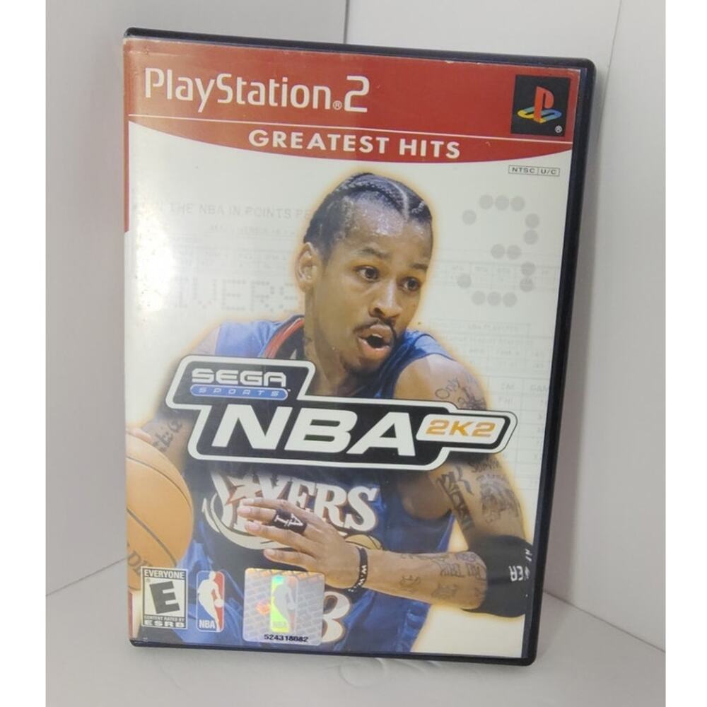 Sony NBA 2K2 Greatest Hits Playstation 2 Video Game Basketball Sports 2002